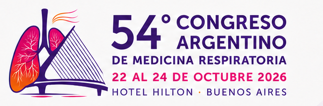 54.º Congreso Argentino de Medicina Respiratoria. 22 al 24 de octubre de 2026. Hotel Hilton Buenos Aires